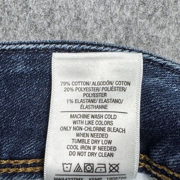 Hudson Collin Flap Skinny Ankle Jeans sz 31 Low Rise Medium Wash Denim 2-Button - Picture 8 of 11